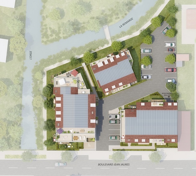 Plan Masse Arpajon - CREDIT PHOTO ANAWA